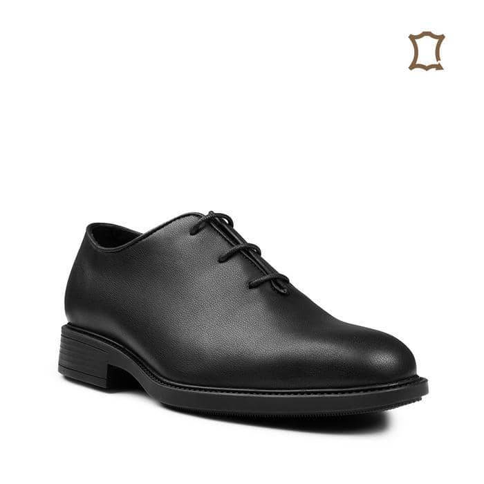 Prabu Budi Black Sepatu Kulit Oxford Pria. 