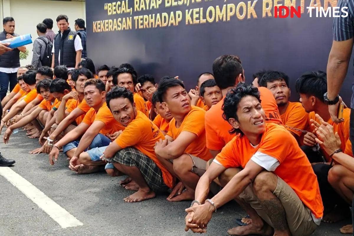 Para pelaku pencurian besi, begal, dan narkoba (IDN Times/Eko Agus Herianto)