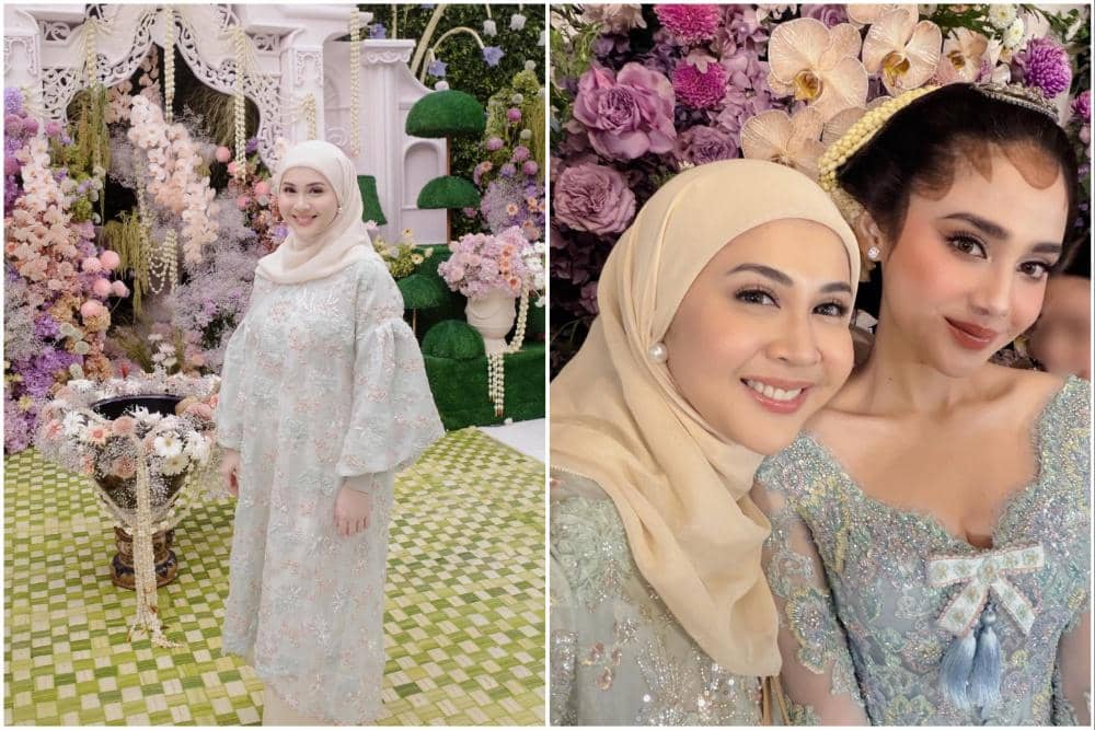 10 Potret Kesha Ratuliu di Acara Siraman Syifa Hadju, Selalu Mendukung