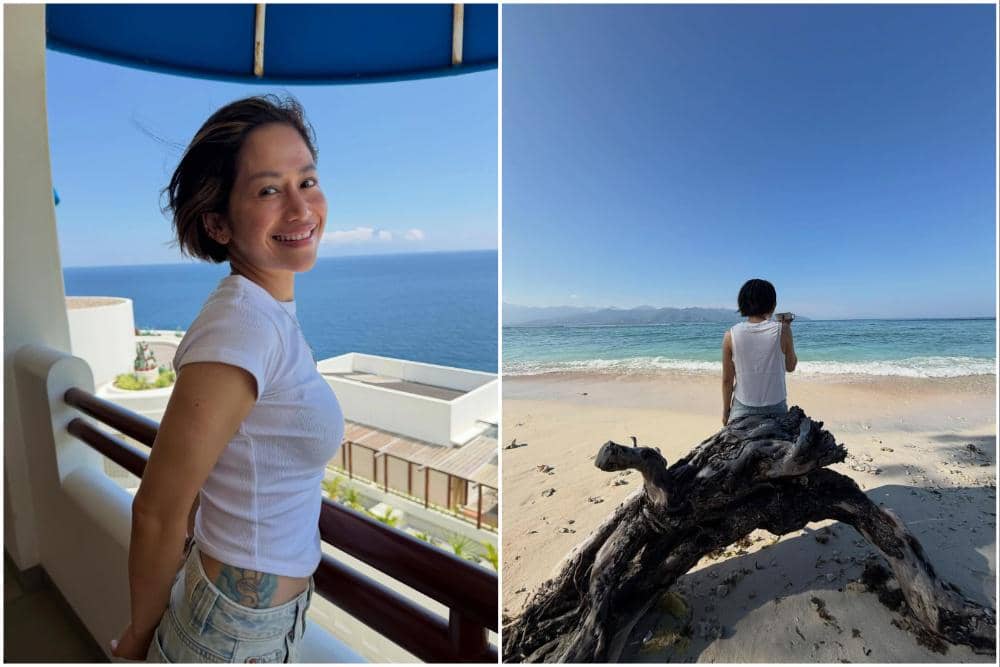 9 Potret Farida Nurhan Menikmati Liburan di Gili Trawangan, Syahdu!