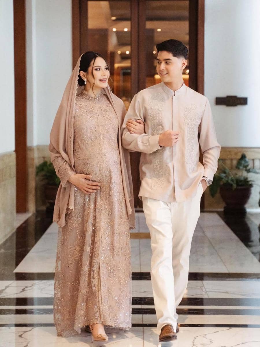 Alyssa Daguise di acara siraman dan pengajian El Rumi