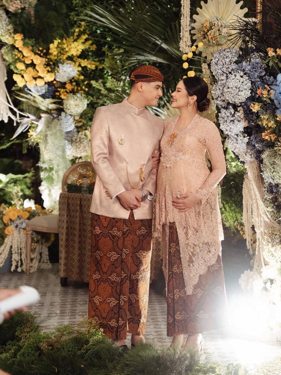 Alyssa Daguise di acara siraman dan pengajian El Rumi