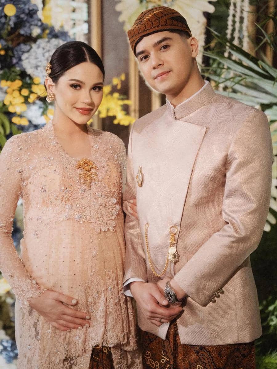 Alyssa Daguise di acara siraman dan pengajian El Rumi