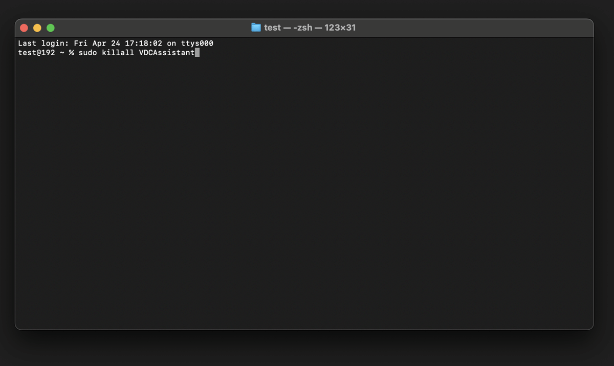 ilustrasi atasi webcam error dengan Terminal