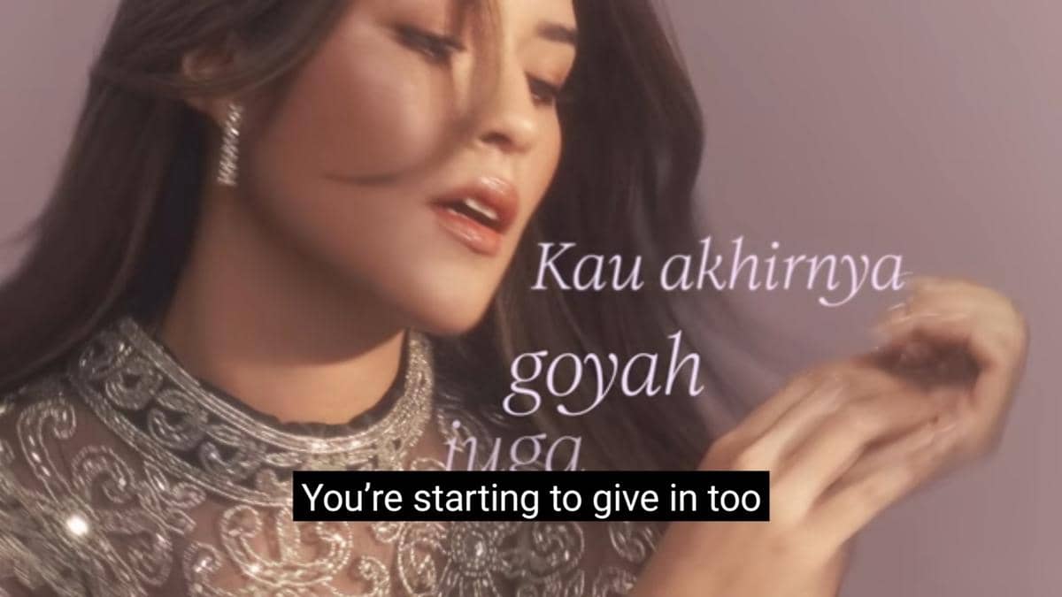 cuplikan video lirik "Terserah"