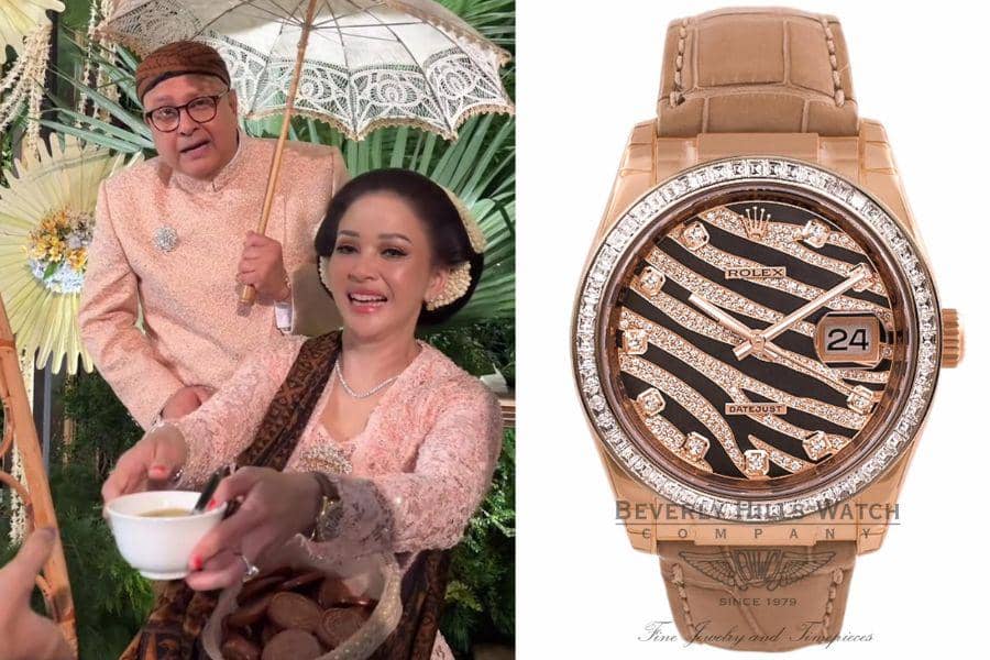 Jam Tangan Mewah Maia Estianty di Siraman El Rumi, Harga 1 Miliaran!
