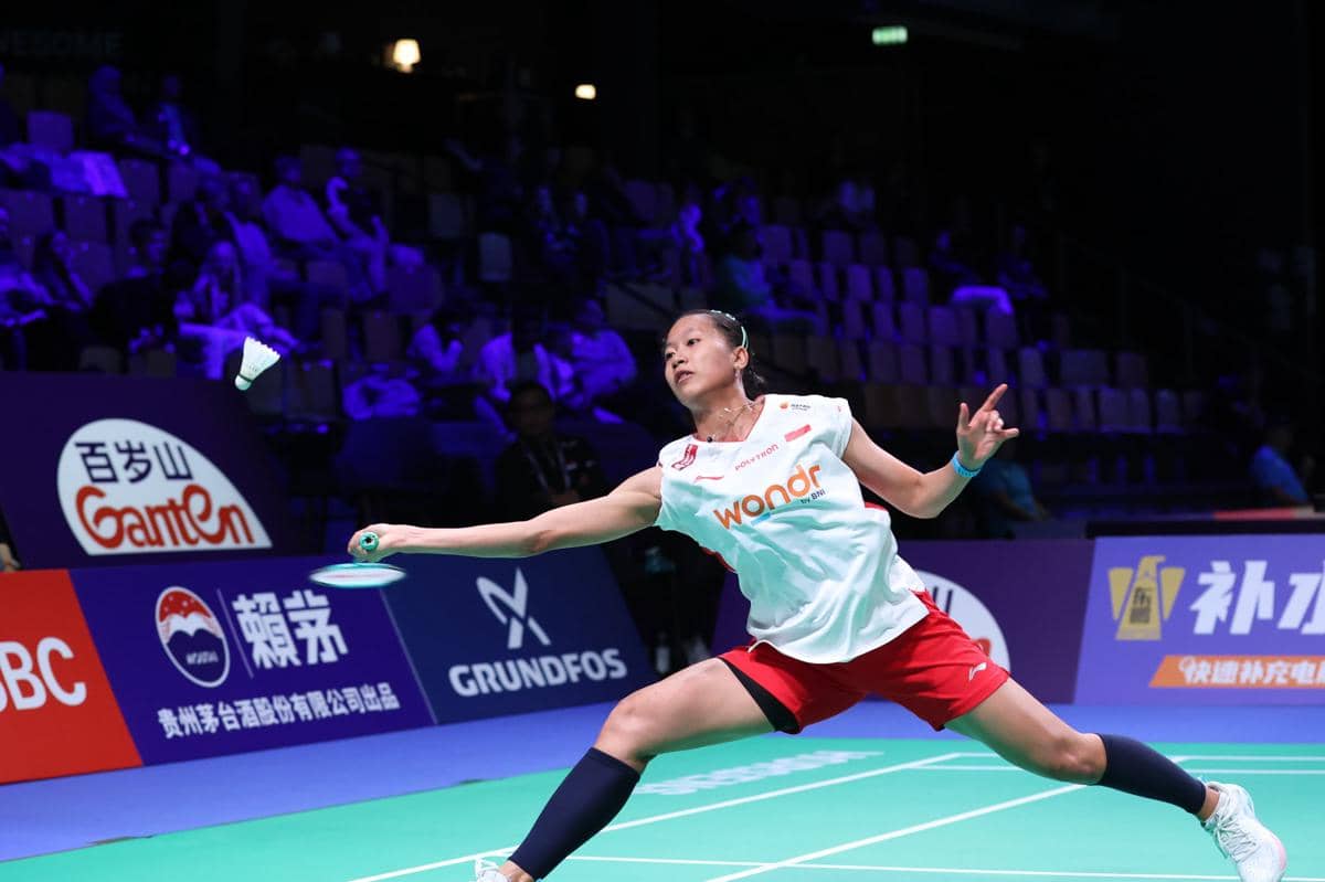Putri Kusuma Wardani tampil di partai pembuka laga perdana fase Grup C Uber Cup 2026 antara Indonesia kontra Kanada