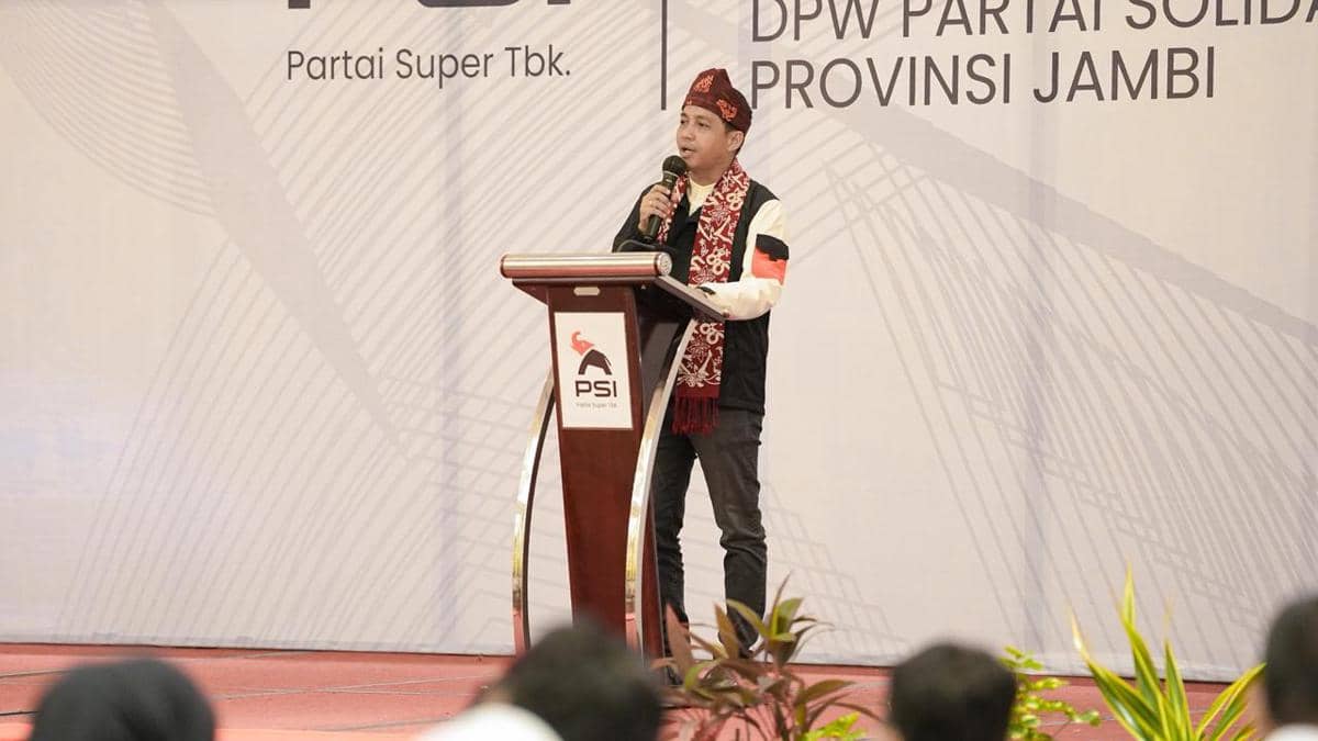 Raja Juli Minta Kader PSI Bikin Jambi Jadi Kandang Gajah di 2029