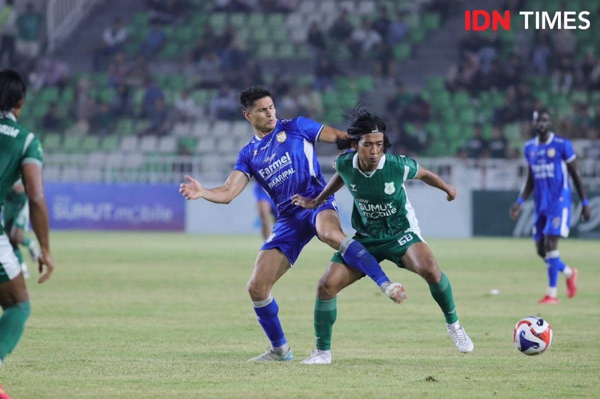 Gol Penalti Makan Konate Gagalkan Kemenangan PSMS atas Adhyaksa 