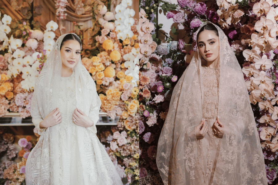 9 Adu Gaya Alyssa Daguise Vs. Syifa Hadju saat Pengajian Pranikah