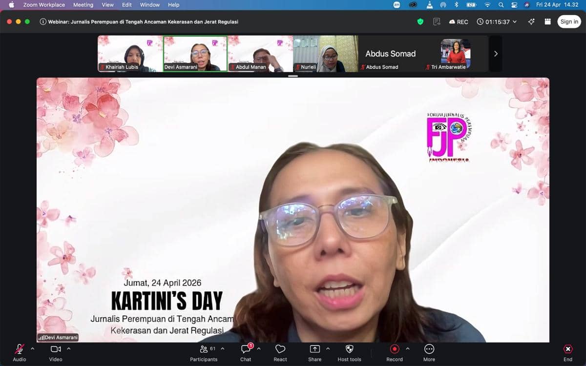 Jurnalis Perempuan Hadapi Ancaman Kekerasan hingga Sensor Digital