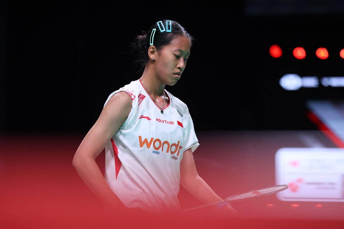Putri Kusuma Wardani tampil di partai pembuka laga perdana fase Grup C Uber Cup 2026 antara Indonesia kontra Kanada