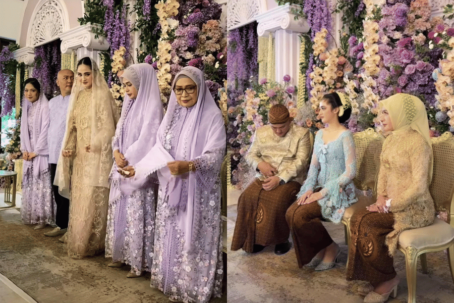 7 Gaya Keluarga di Pengajian dan Siraman Syifa Hadju, Curi Perhatian!