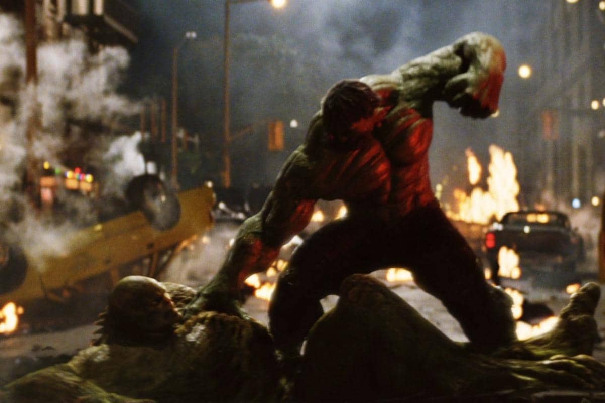 cuplikan adegan dalam film The Incredible Hulk 