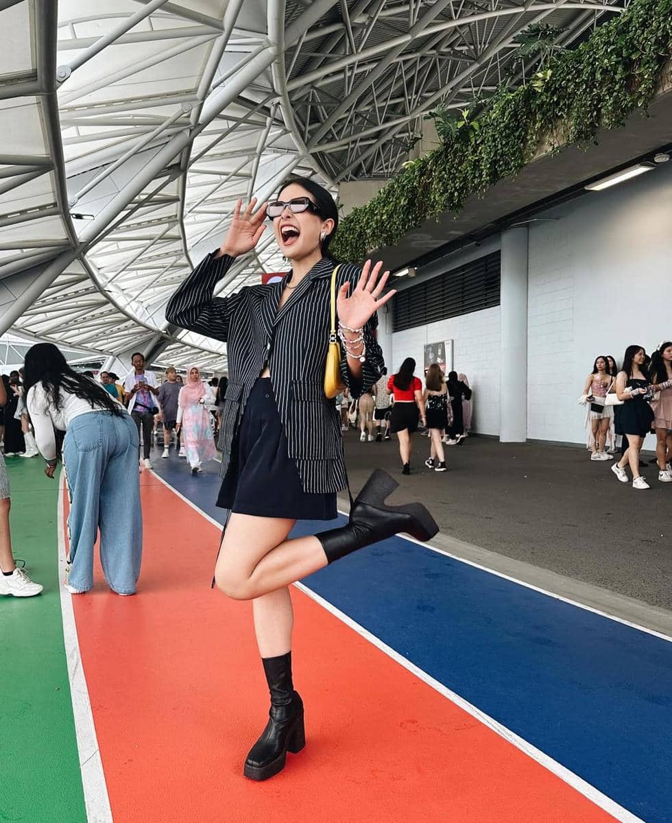 inspirasi OOTD ala Maudy Ayunda