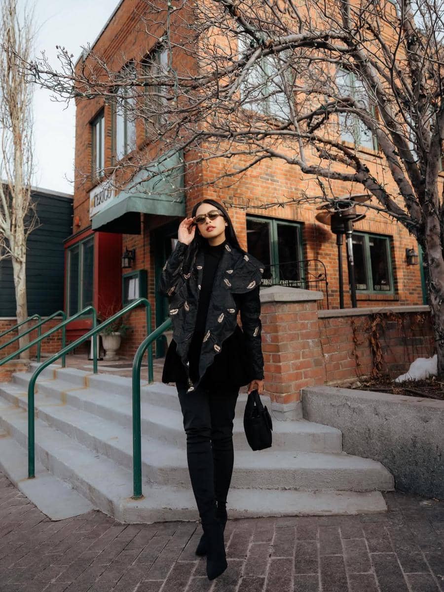 inspirasi OOTD ala Maudy Ayunda