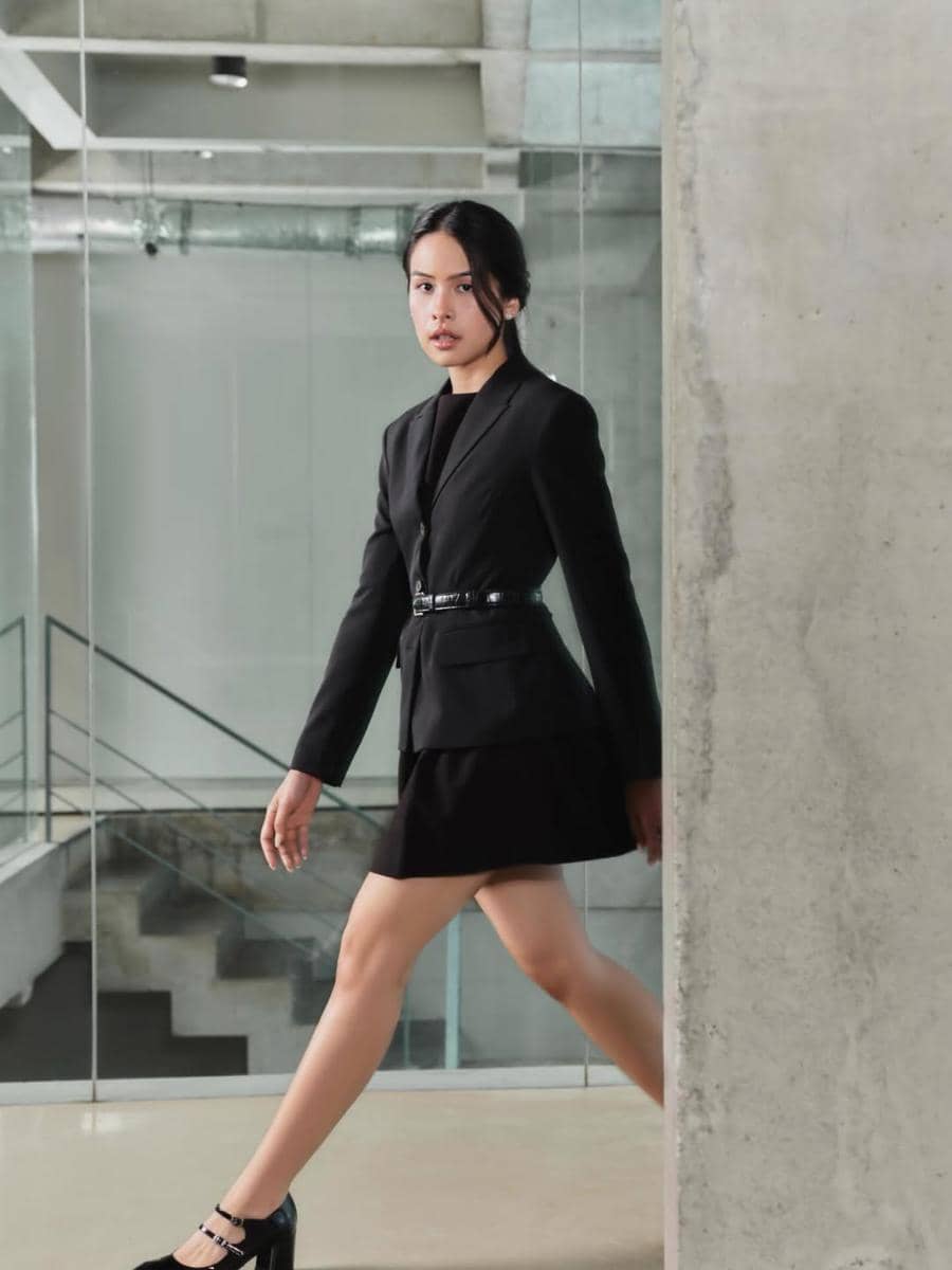 inspirasi OOTD ala Maudy Ayunda