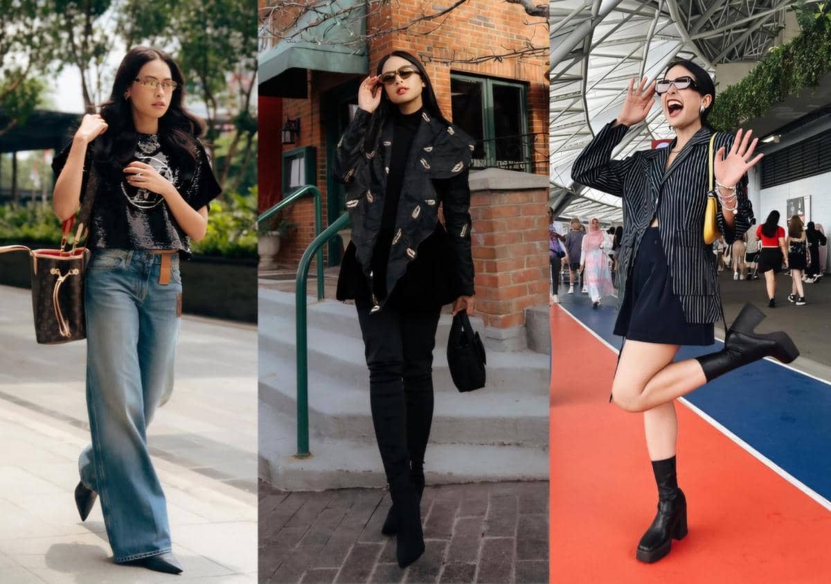 9 Inspirasi OOTD Nuansa Hitam ala Maudy Ayunda, Looks Elegan!