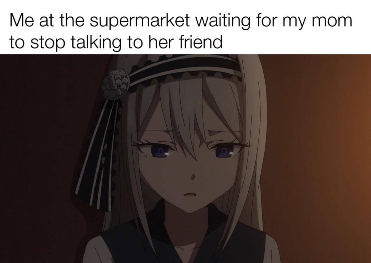 8 Meme Anime tentang Supermarket, Banyak Drama pas di Kasir