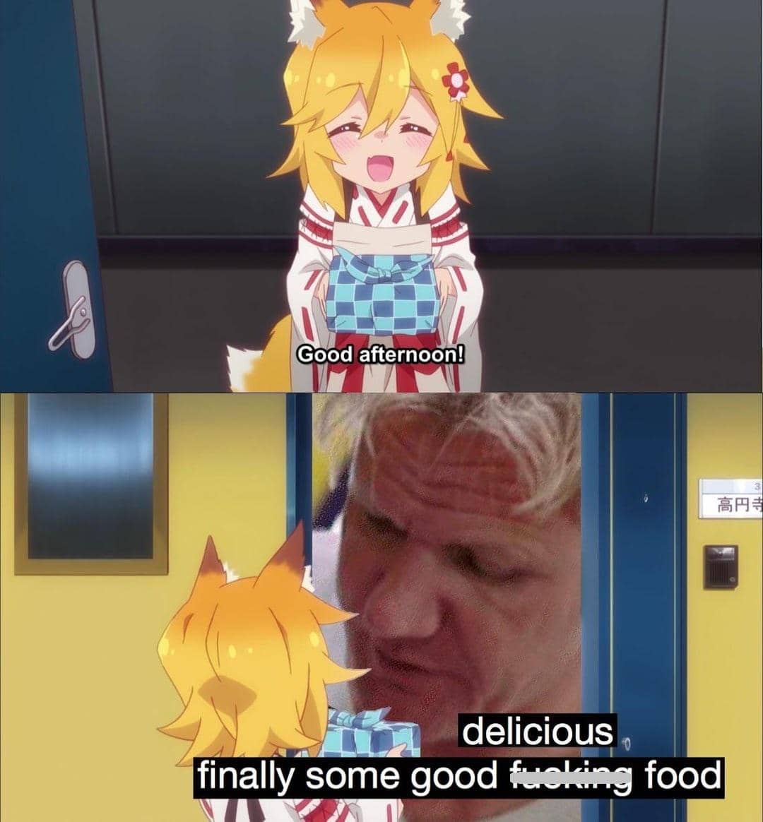 meme anime tentang bento