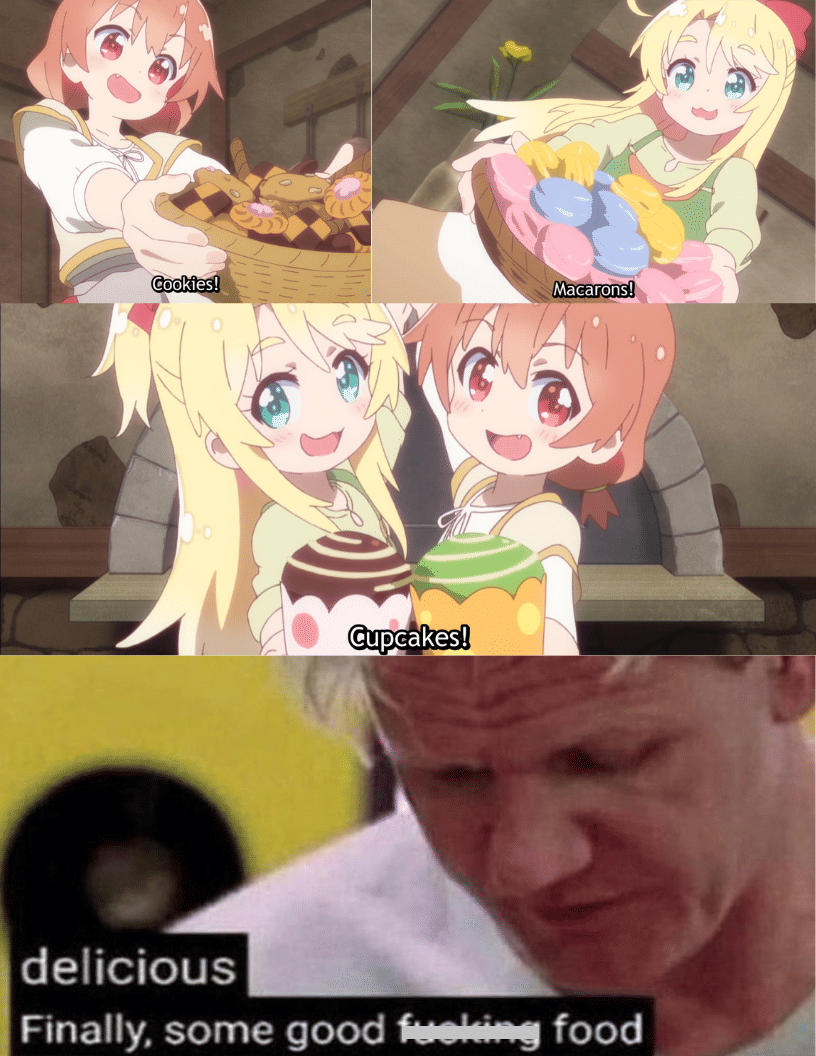 meme anime tentang bento