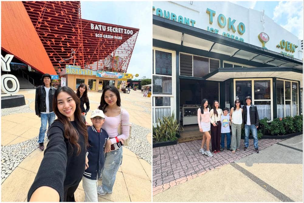 10 Potret Bimbim Slank ajak Anak-anak Liburan di Kota Malang dan Batu