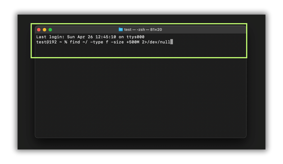 cara hapus file besar di MacBook