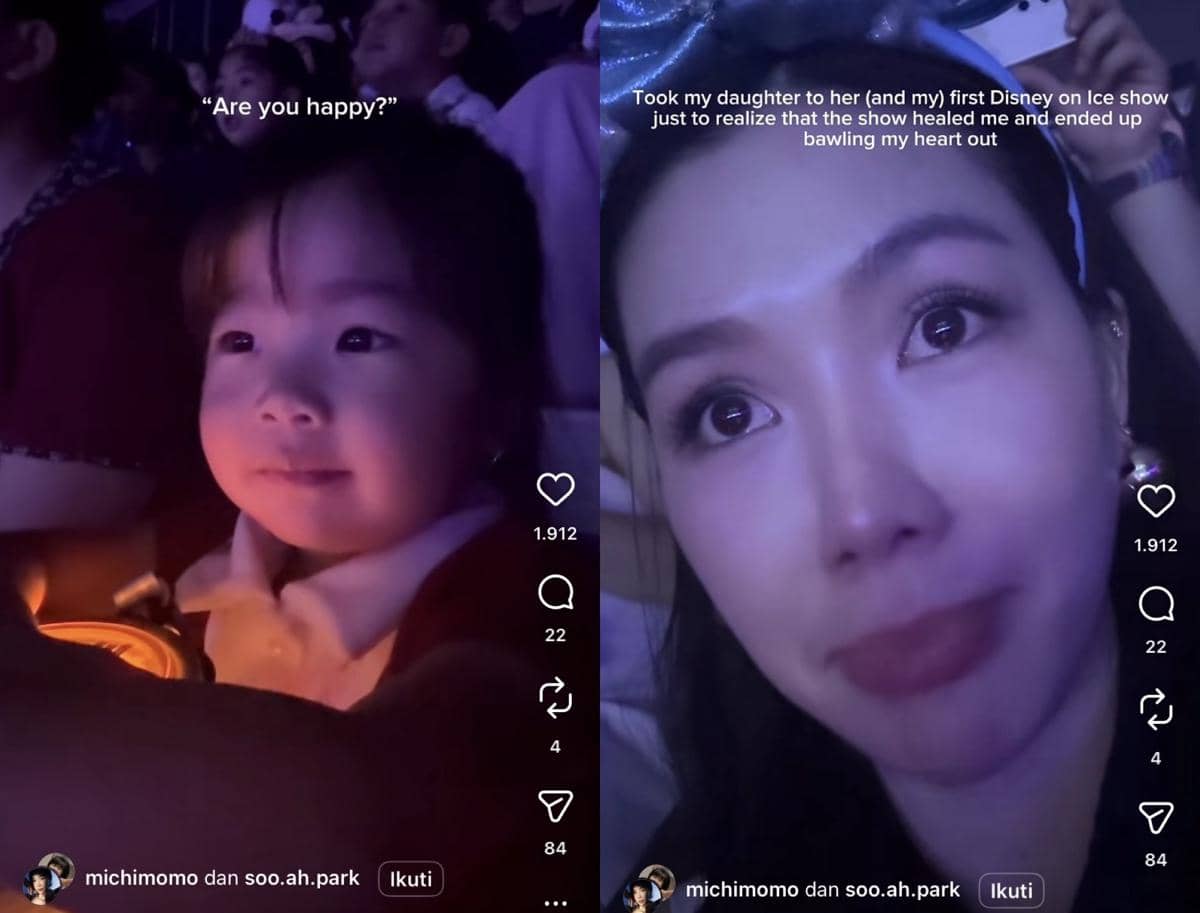 potret seleb ajak anak nonton Disney on Ice 2026