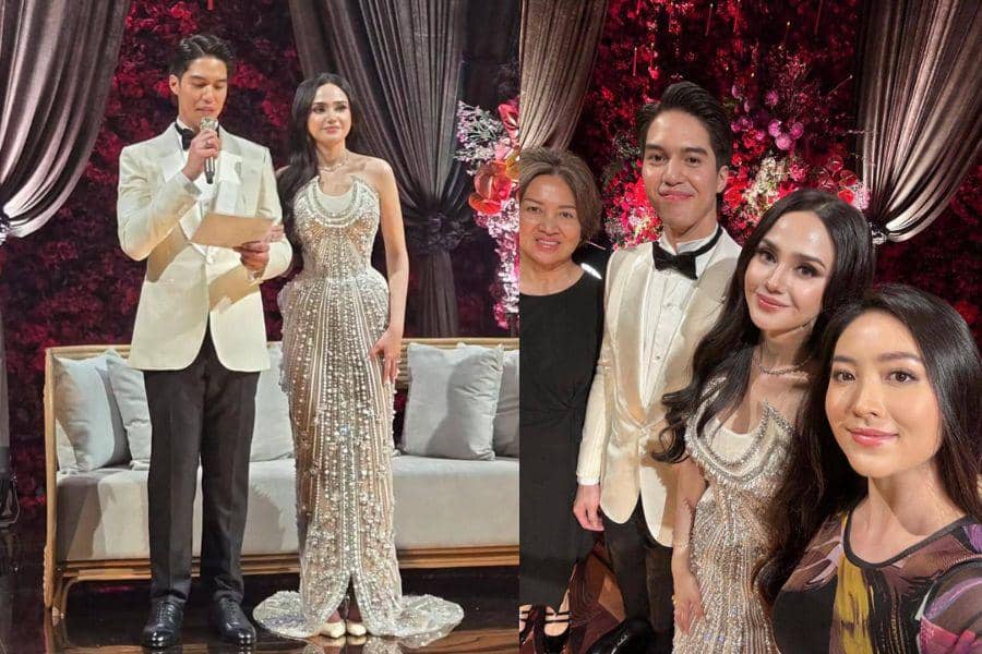 Gaya Syifa Hadju di Resepsi Nikah, Glam bak Dewi!