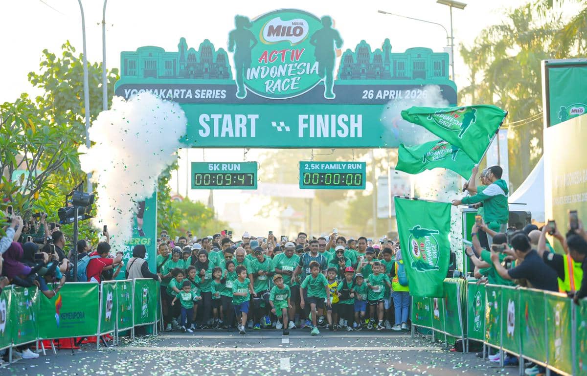 MILO ACTIV, ajang lari, pelari, nestle