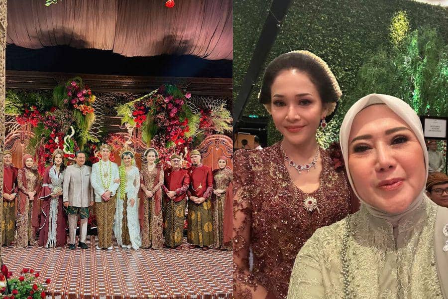 Gaya Keluarga di Akad Syifa Hadju-El Rumi, Maia Tampil Berkelas!