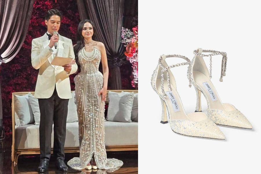 Detail Heels Syifa Hadju di Resepsi Nikah, Harga Capai Rp80 Jutaan!