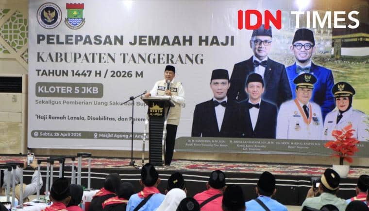Calon jemaah haji asal Kabupaten Tangerang mulai diberangkatkan