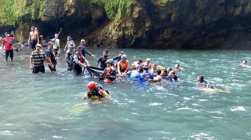 Pegawai Statistik Tenggelam di Air Terjun Tembok Barak Buleleng