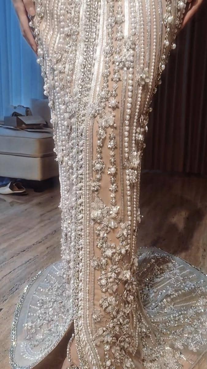 Gaya Syifa Hadju di Resepsi Nikah (instagram.com/texsaverio)