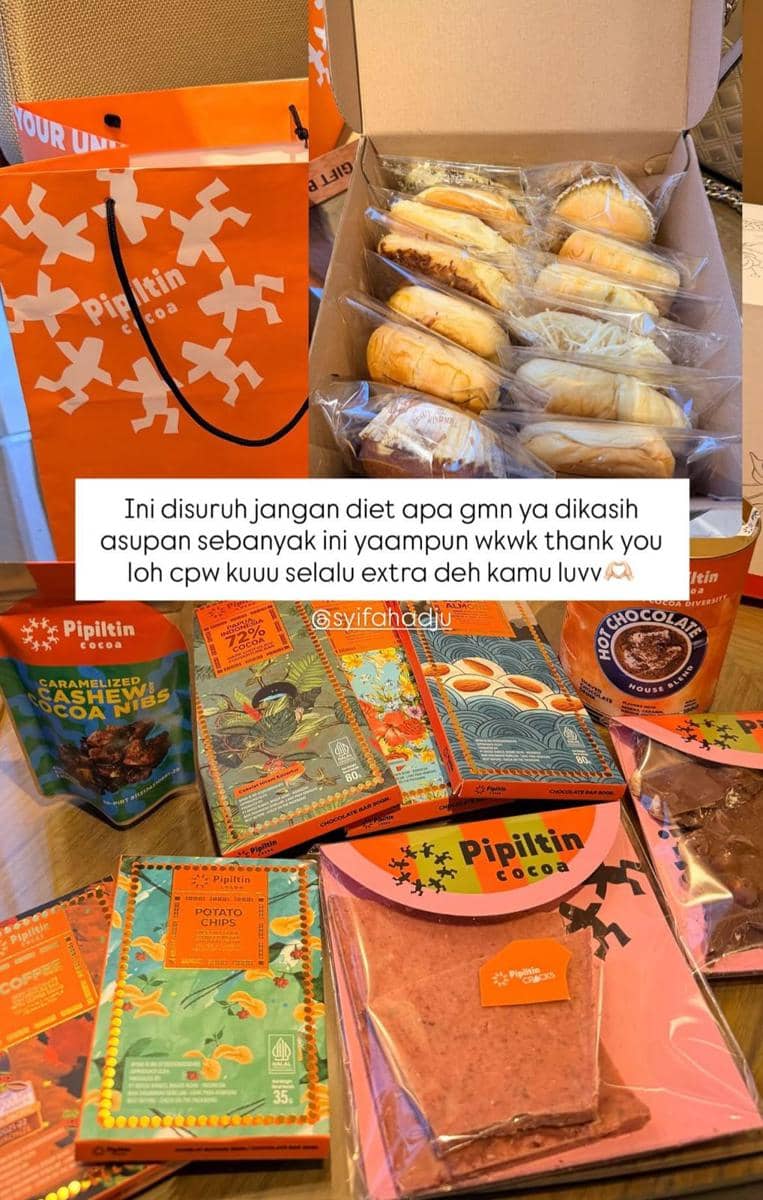 Isi Bridesmaid Kit Akad-Resepsi Syifa Hadju (instagram.com/raisya.qnt)