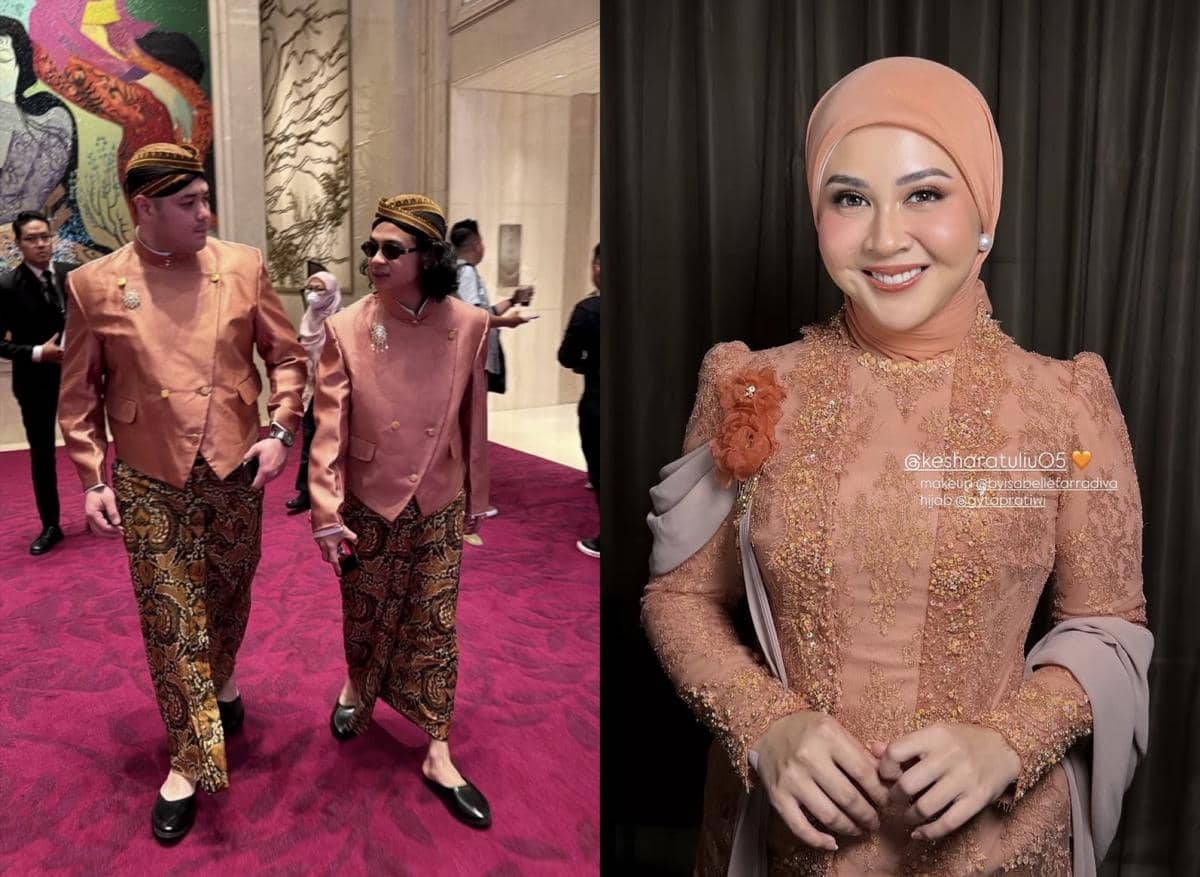 7 Potret Bridesmaid dan Groomsmen El Rumi-Syifa Hadju, Cerah Pakai Oranye