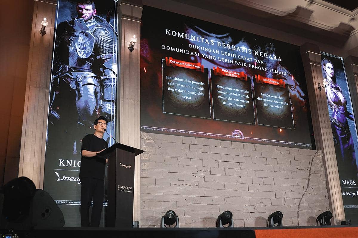 Konferensi Pers Lineage W