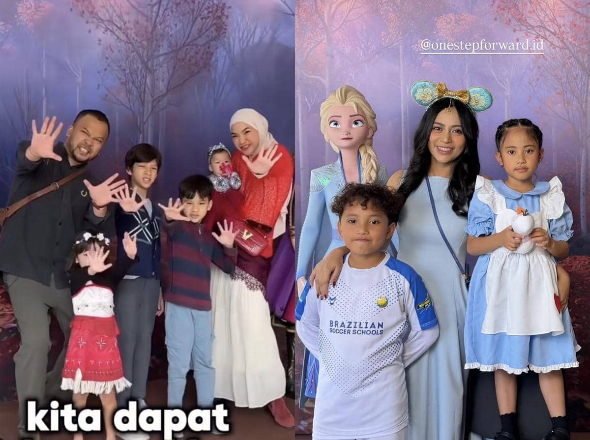 8 Potret Seleb Ajak Anak Nonton Disney on Ice 2026 di Jakarta, Gemas!