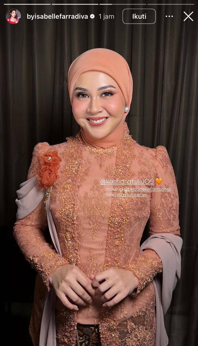 potret bridesmaid dan groomsmen di pernikahan El Rumi dan Syifa Hadju
