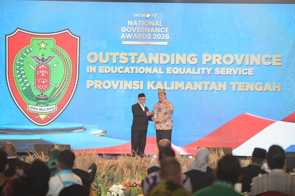 Pemprov Kalteng Raih Penghargaan Bidang Pendidikan di Ajang NGA 2026