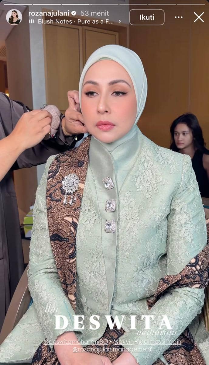 potret artis di pernikahan El Rumi dan Syifa Hadju