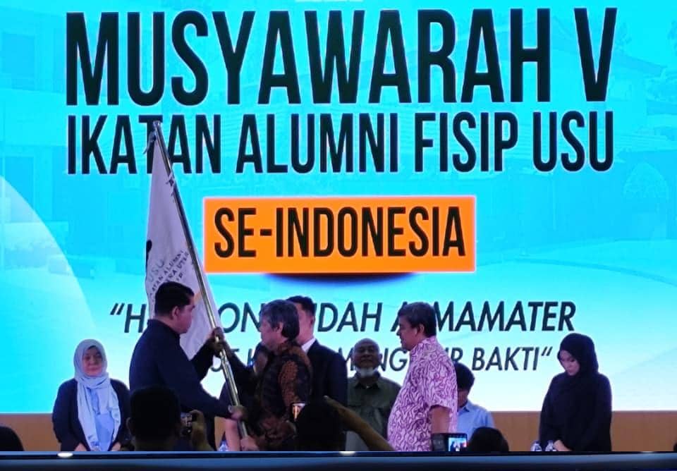 Dikki Anugerah Terpilih Aklamasi Sebagai Ketua Umum IKA FISIP USU 2026-2030