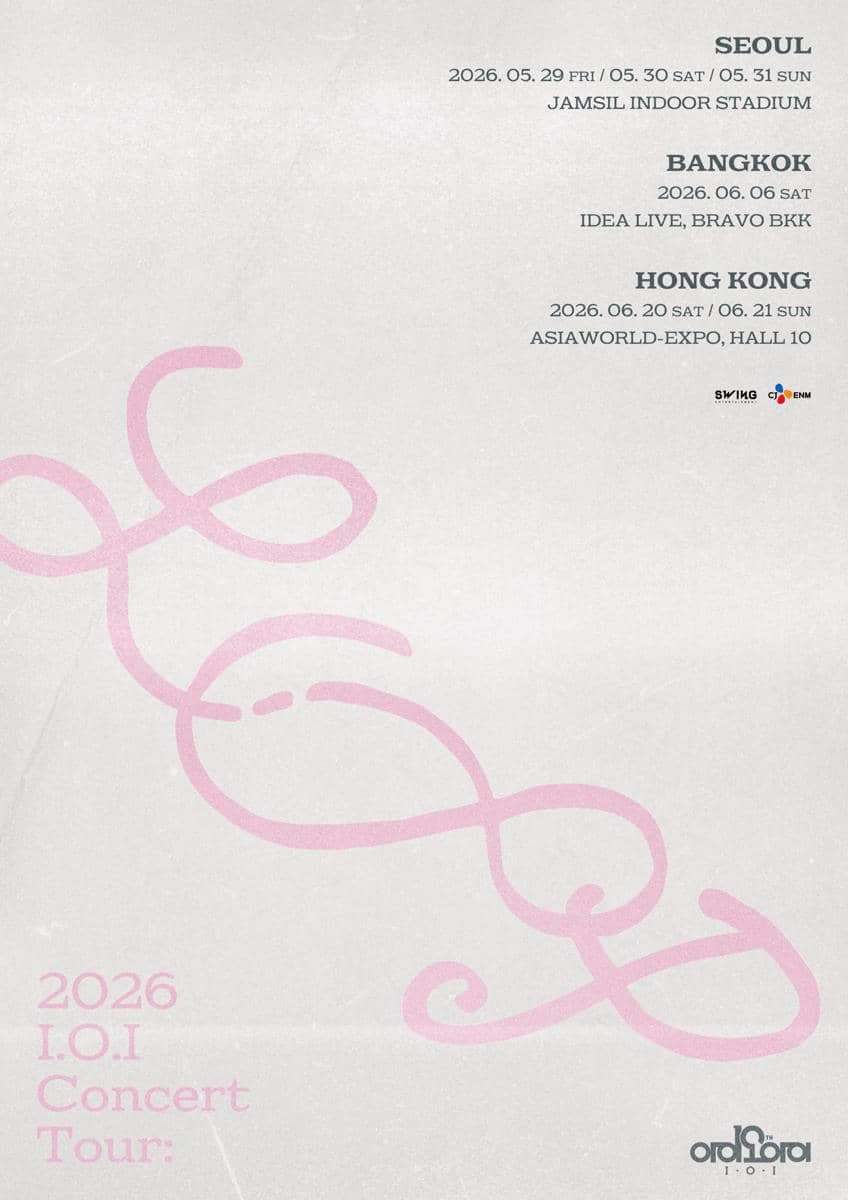 poster 2026 I.O.I Concert Tour 