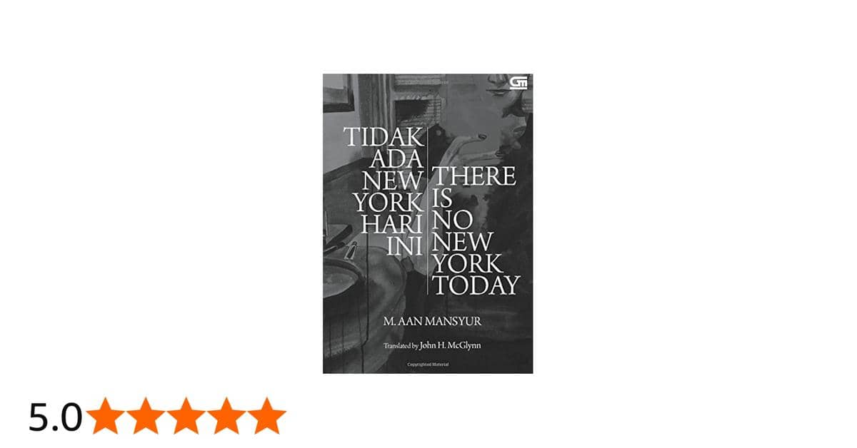 Tidak Ada New York Hari Ini karya M. Aan Mansyur (amazon.com)