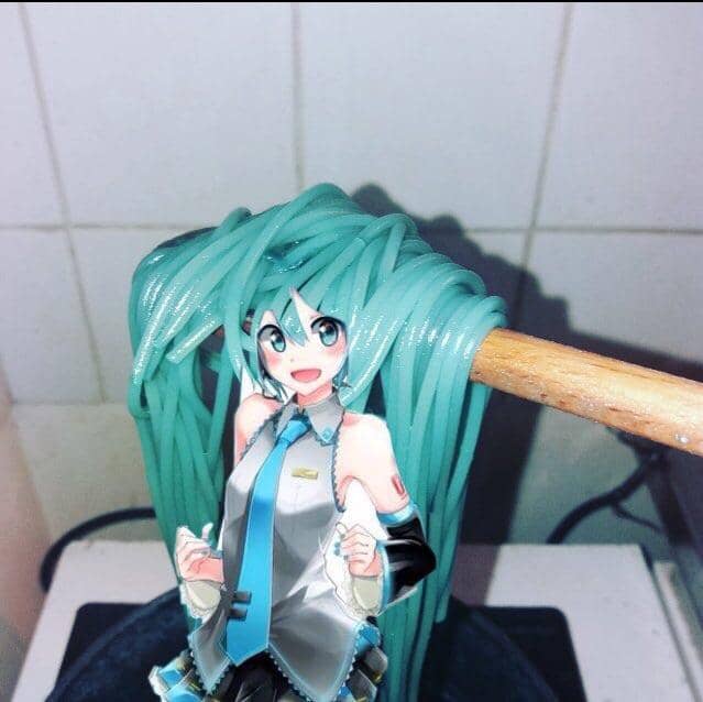 meme anime tentang spageti
