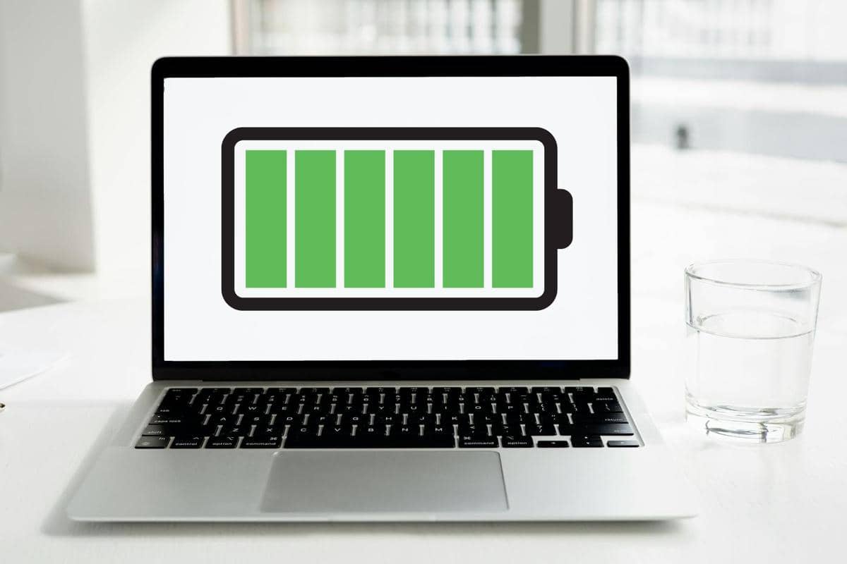 ilustrasi baterai di MacBook