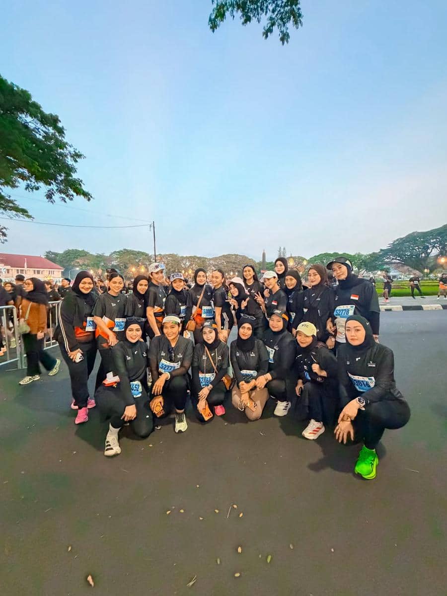 Violenzia Jeanette ikut event lari 5K di Malang
