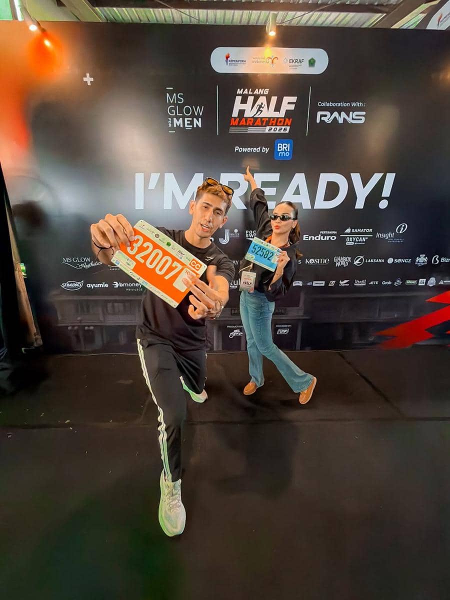 Violenzia Jeanette ikut event lari 5K di Malang