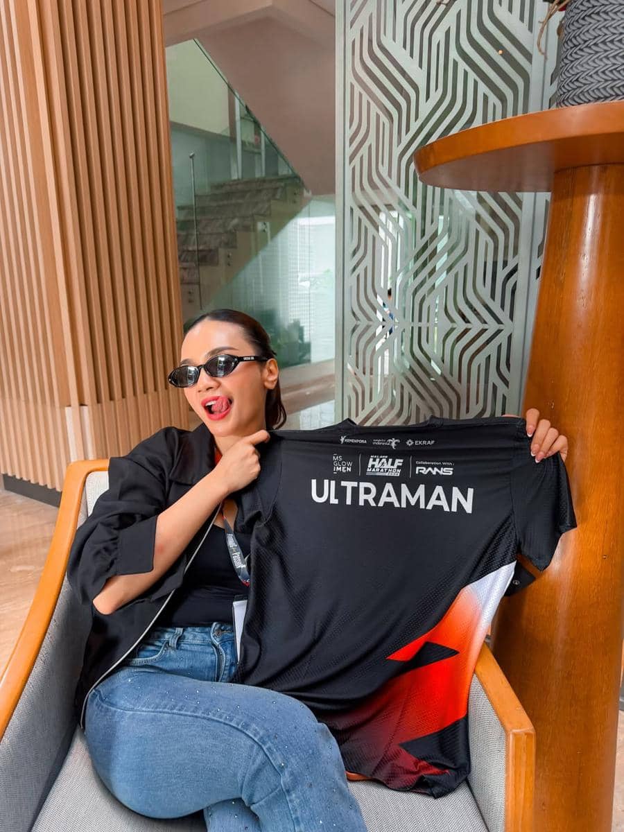 Violenzia Jeanette ikut event lari 5K di Malang